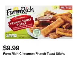 Wegmans Farm Rich Cinnamon French Toast Sticks offer