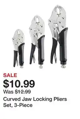 Harbor Freight Tools Curved Jaw Locking Pliers Set, 3-Piece offer