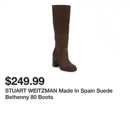 Marshalls STUART WEITZMAN Made In Spain Suede Bethenny 80 Boots offer