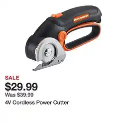Harbor Freight Tools 4V Cordless Power Cutter offer