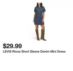 Marshalls LEVIS Rinoa Short Sleeve Denim Mini Dress offer