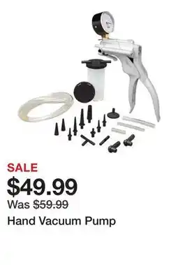 Harbor Freight Tools Hand Vacuum Pump offer