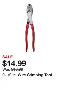 Harbor Freight Tools 9-1/2 in. Wire Crimping Tool offer