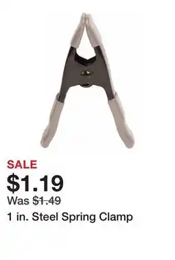 Harbor Freight Tools 1 in. Steel Spring Clamp offer