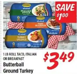Rouses Butterball Ground Turkey offer