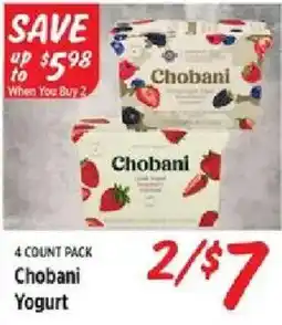 Rouses Chobani Yogurt offer
