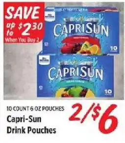 Rouses Capri-Sun Drink Pouches offer