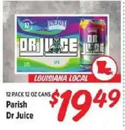 Rouses Parish Dr Juice offer