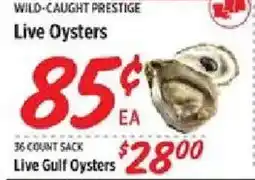 Rouses Live Oysters offer