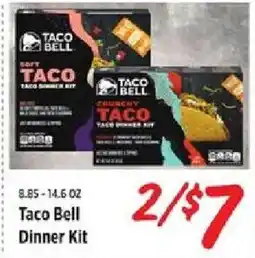 Rouses Taco Bell Taco Dinner Kit offer