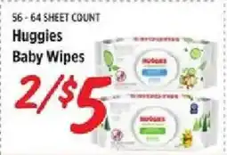 Rouses Huggies baby wipes offer