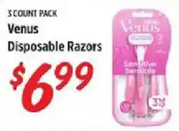 Rouses Venus disposable razors offer