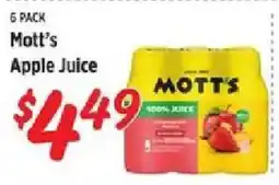 Rouses Mott's apple juice offer