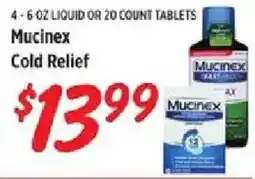 Rouses Mucinex Cold Relief offer