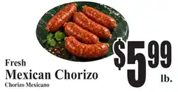 Baja Ranch Fresh Mexican Chorizo offer
