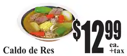 Baja Ranch Caldo de Res offer