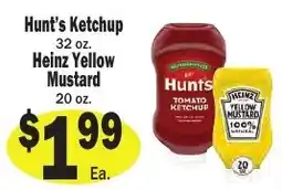 Sellers Bros Hunt's ketchup and heinz yellow mustard offer