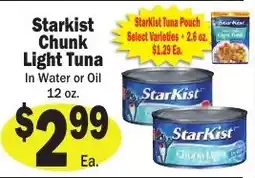Sellers Bros Starkist chunk light tuna offer
