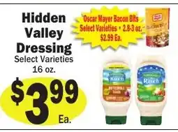 Sellers Bros Hidden Valley Dressing offer