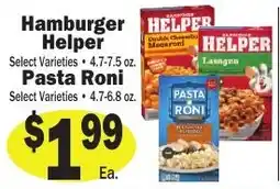 Sellers Bros Hamburger Helper Pasta Roni offer