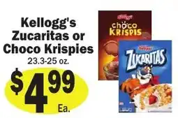 Sellers Bros Kellogg's Zucaritas or Choco Krispies offer