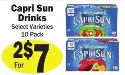 Sellers Bros Capri Sun Drinks offer