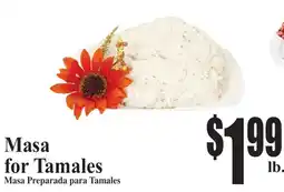 Baja Ranch Masa for Tamales offer