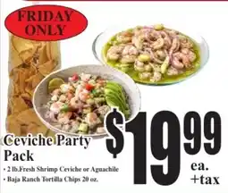 Baja Ranch Ceviche Party Pack offer