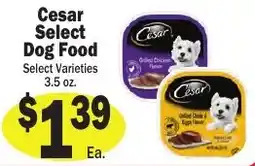 Sellers Bros Cesar Select Dog Food offer
