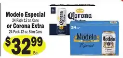 Sellers Bros Modelo Especial or Corona Extra offer