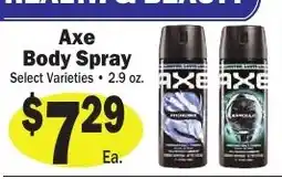 Sellers Bros Axe Body Spray offer