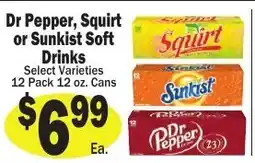 Sellers Bros Dr Pepper, Squirt or Sunkist Soft Drinks offer