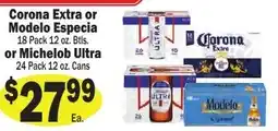 Sellers Bros Corona Extra or Modelo Especial or Michelob Ultra offer