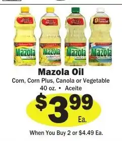 Sellers Bros Mazola Oil offer
