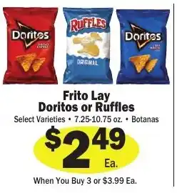 Sellers Bros Frito Lay Doritos or Ruffles offer