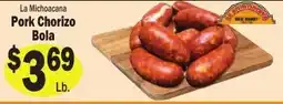 Sellers Bros La Michoacana Pork Chorizo Bola offer