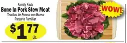 Sellers Bros Family Pack Bone In Pork Stew Meat offer
