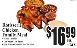 Baja Ranch Rotisserie Chicken Family Meal offer