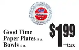 Baja Ranch Good Time Paper Plates offer