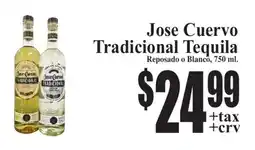 Baja Ranch Jose Cuervo Tradicional Tequila offer