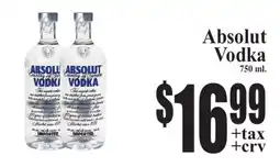 Baja Ranch Absolut Vodka offer