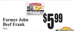 Baja Ranch Farmer John Beef Frank offer