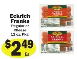 Sellers Bros Eckrich franks offer