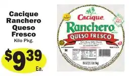 Sellers Bros Cacique Ranchero Queso Fresco offer