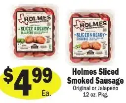 Sellers Bros Holmes Sliced Smoked Sausage offer