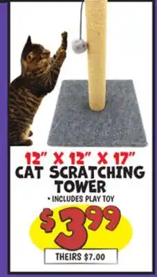 Ollie's CAT SCRATCHING TOWER offer