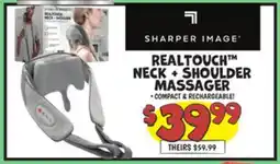 Ollie's SHARPER IMAGE REALTOUCH NECK + SHOULDER MASSAGER offer