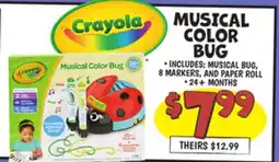 Ollie's MUSICAL COLOR BUG offer