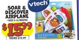 Ollie's VTECH SOAR & DISCOVER AIRPLANE offer