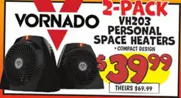 Ollie's VORNADO VH203 PERSONAL SPACE HEATERS offer